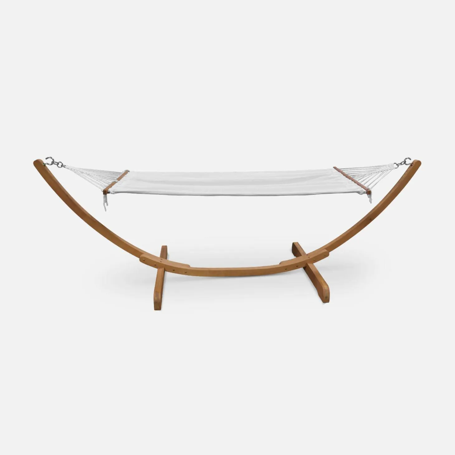 Hangmat met houten standaard