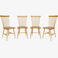 Hevea houten stoel (set van 4)