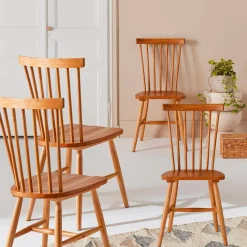 Hevea houten stoel (set van 4)