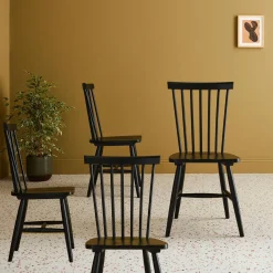 Hevea houten stoel (set van 4)