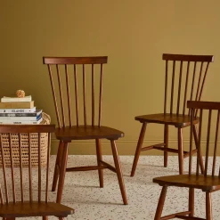 Hevea houten stoel (set van 4)