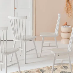 Hevea houten stoel (set van 4)