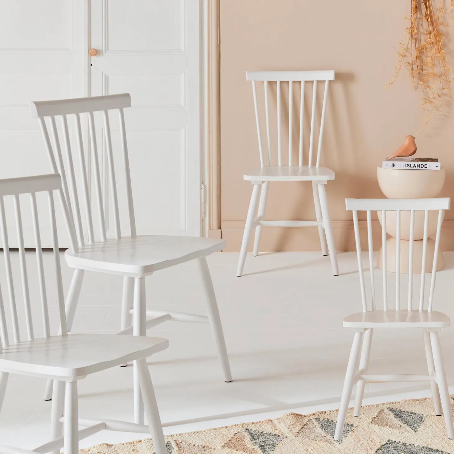 Hevea houten stoel (set van 4)