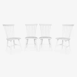 Hevea houten stoel (set van 4)