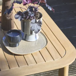 Hoek loungeset van acaciahout voor 5 personen