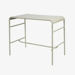 Hoge tuintafel 4 plaatsen metaal