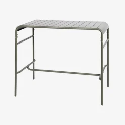 Hoge tuintafel 4 plaatsen metaal