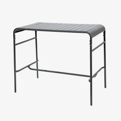 Hoge tuintafel 4 plaatsen metaal