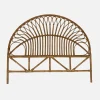 Hoofdeinde van donker rotan