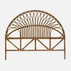 Hoofdeinde van donker rotan