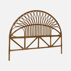 Hoofdeinde van donker rotan