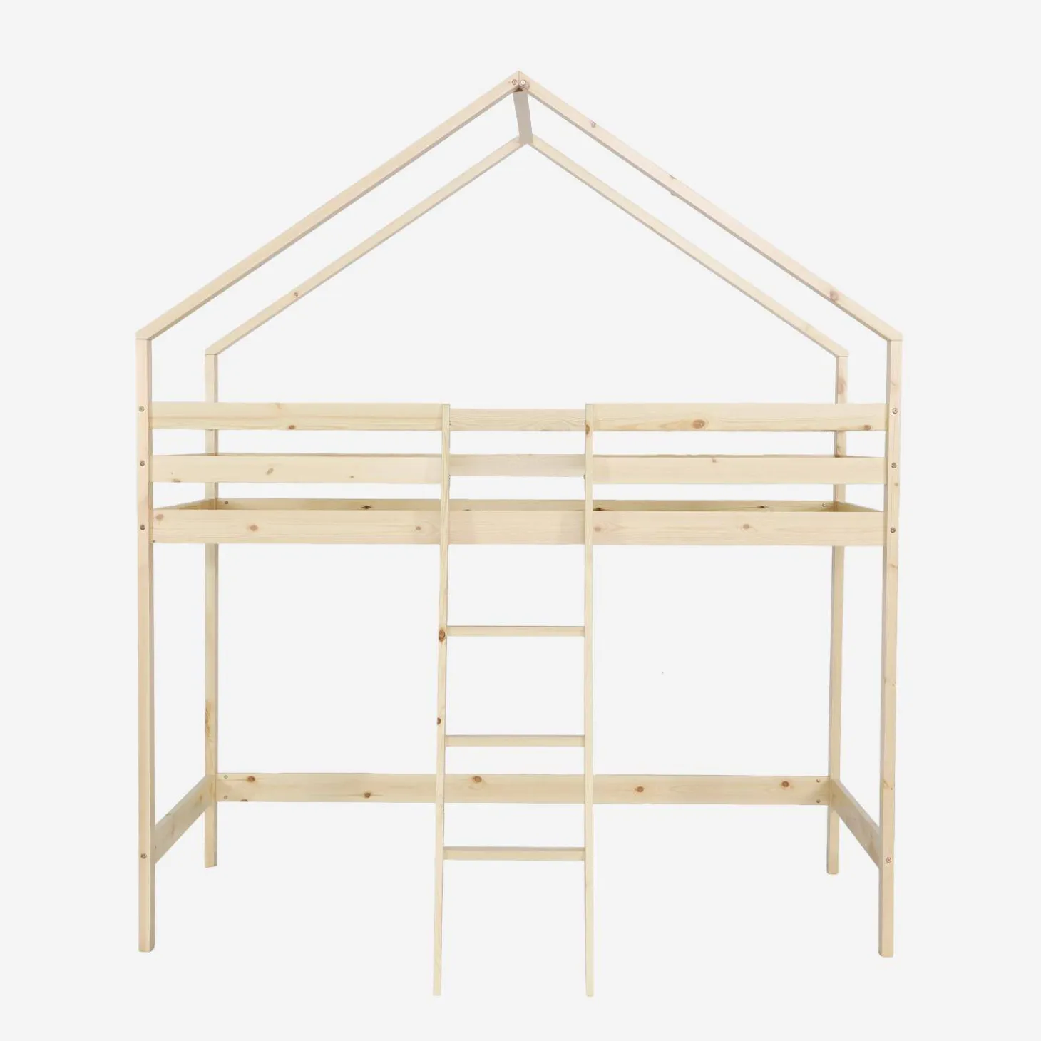 Hoogslaper kinderbed hut 90 x 190 cm