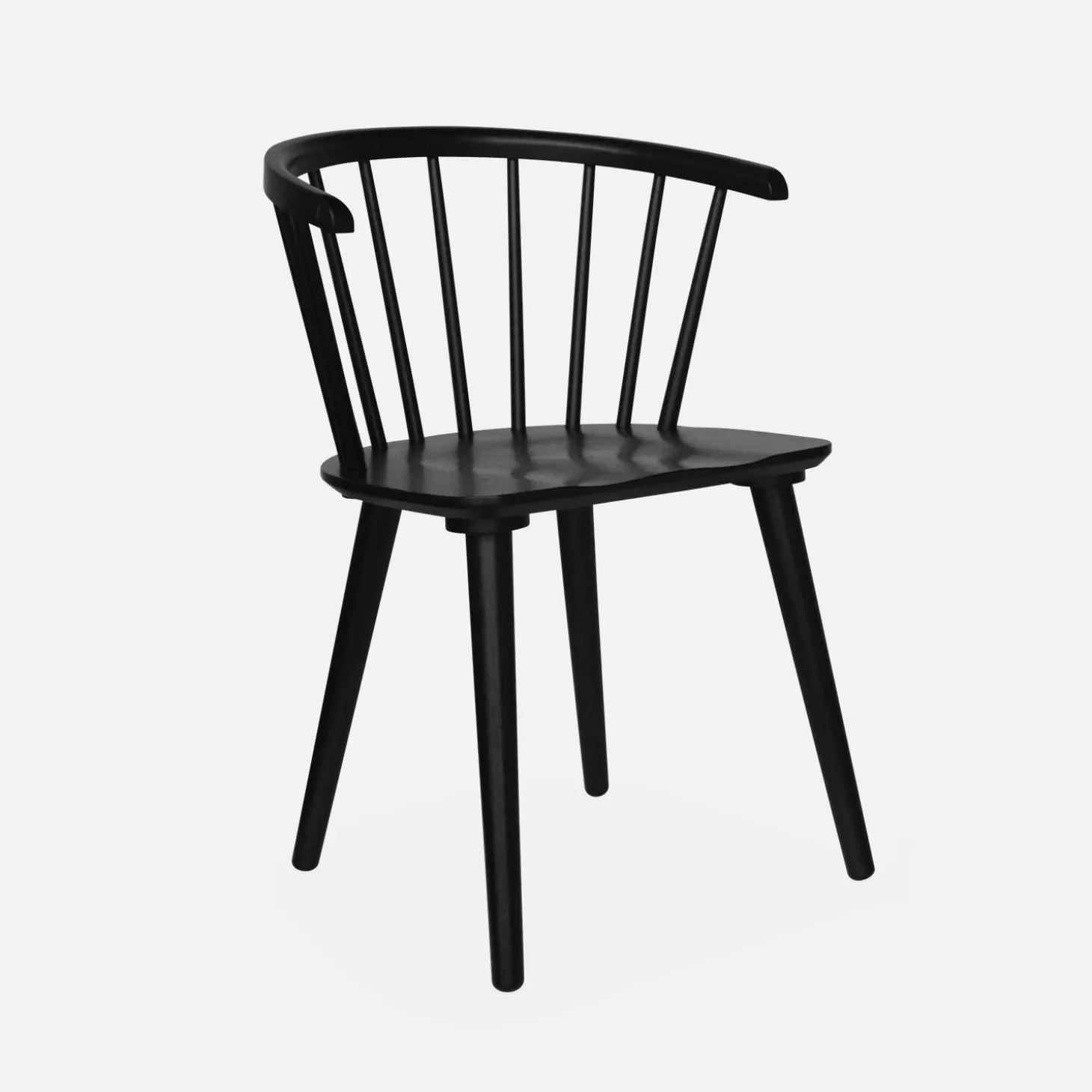 Houten en multiplex barstoel (set van 4)