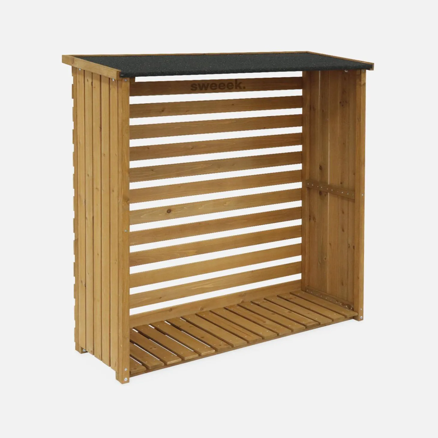 Houten houthok (set van 2)