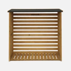 Houten houthok (set van 2)