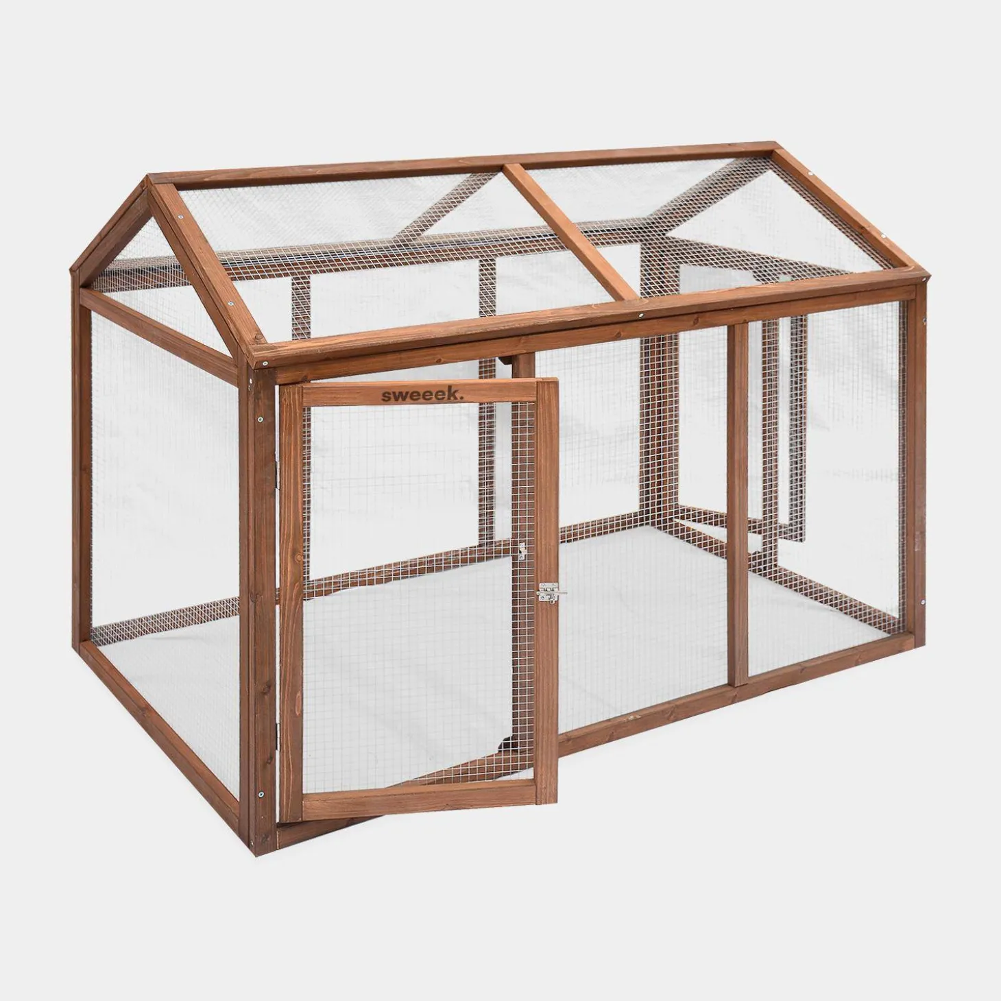 Houten kippenren voor 6 kippen