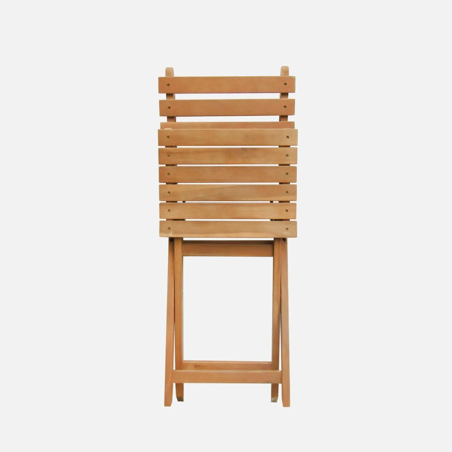 Houten klaptafel, ovaal, 6 stoelen
