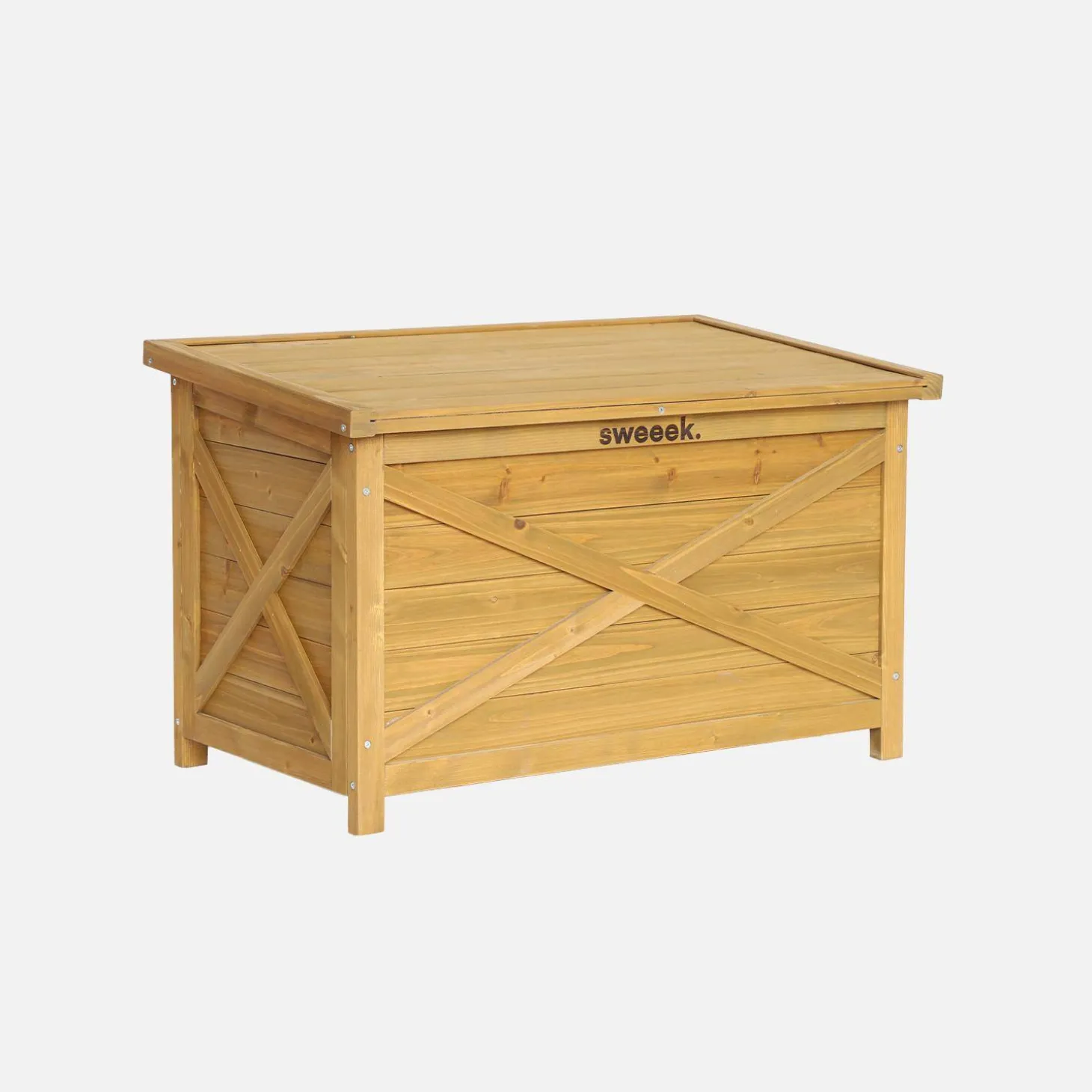Houten opbergkist 80 cm