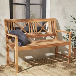Houten tuinbank 3 plaatsen