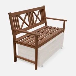 Houten tuinbank 3 plaatsen