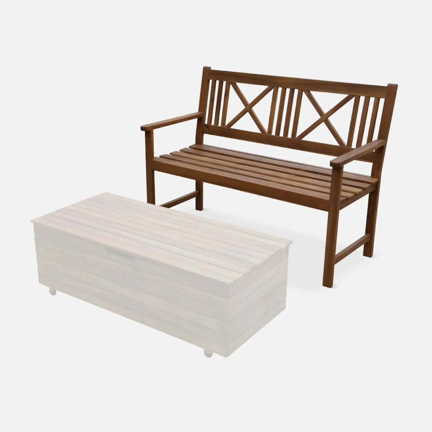 Houten tuinbank 3 plaatsen