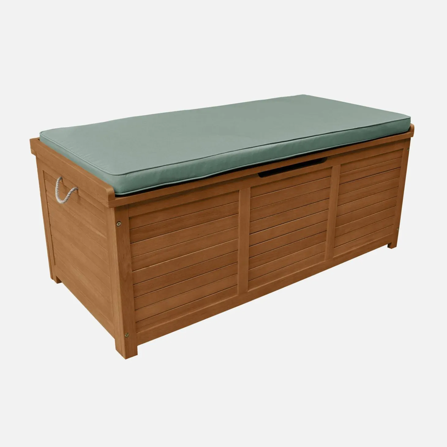Houten tuinbox 200L met gasveren