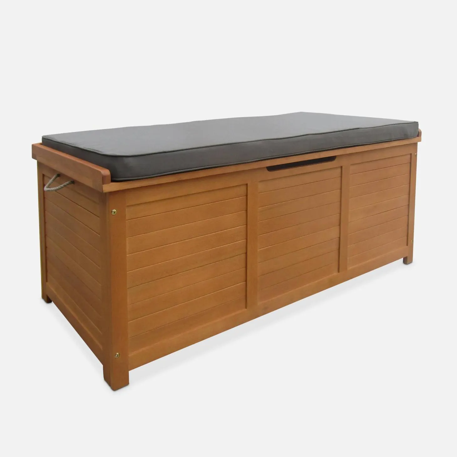 Houten tuinbox 200L met gasveren