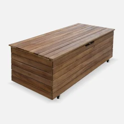 Houten tuin opbergbox 110L
