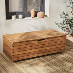 Houten tuin opbergbox 110L
