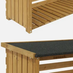 Houthok 120x45x120cm, hout