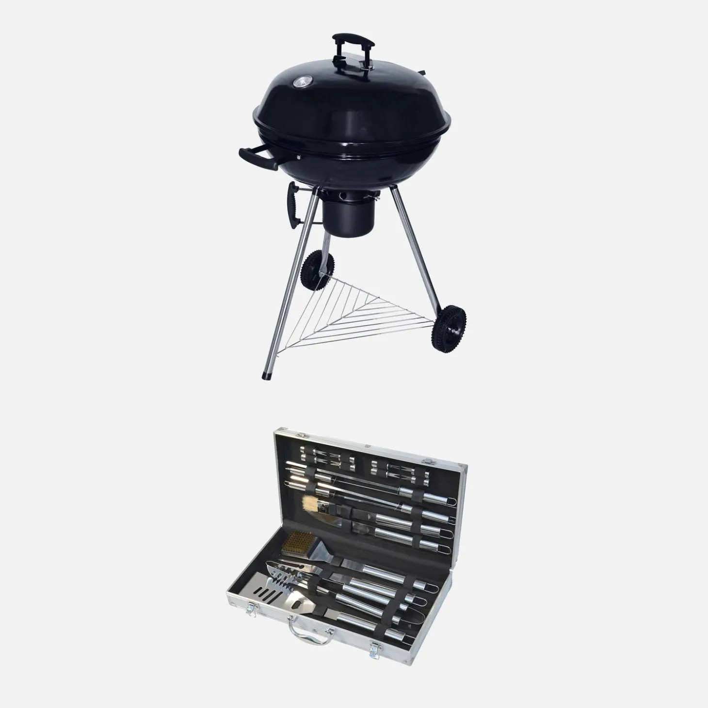Houtskoolbarbecue George incl. accessoireset