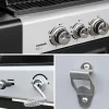 2-in-1 barbecue, gas en houtskool
