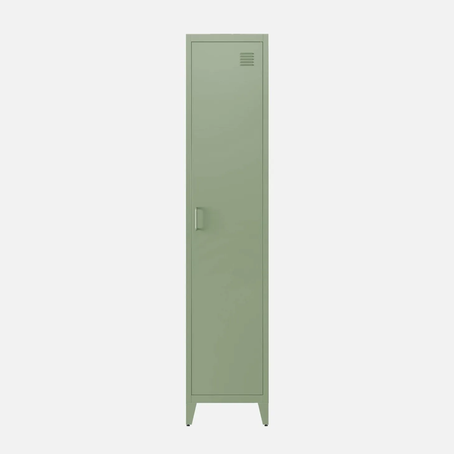 Industriële metalen kast 4 vakken 1 deur (set van 3)