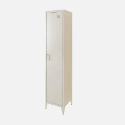 Industriële metalen kast 4 vakken 1 deur 38cm