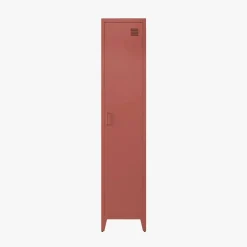 Industriële metalen kast 4 vakken 1 deur 38cm