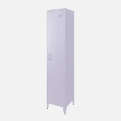 Industriële metalen kast 4 vakken 1 deur 38cm