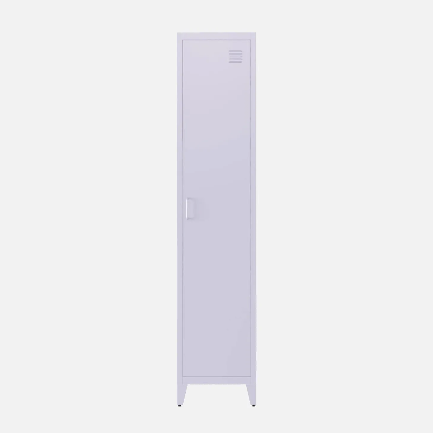 Industriële metalen kast 4 vakken 1 deur 38cm