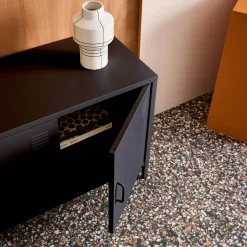 Industriële tv-meubel metaal 3 deuren 120cm