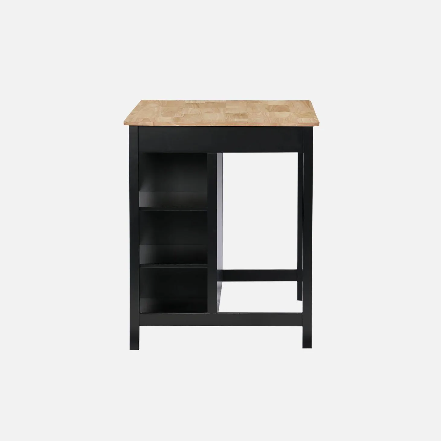 3-in-1 keukeneiland, 5 planken, 1 deur, 1 lade, 120cm