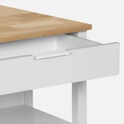 3-in-1 keukeneiland, 5 planken, 1 deur, 1 lade, 120cm