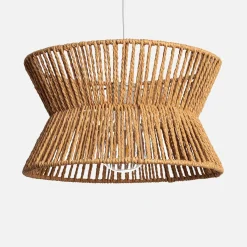 Interieur hanglamp, rotan effect, Ø 35 cm