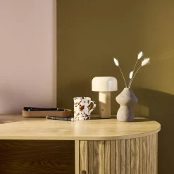 Interieur tafellamp, LED, metaal, Ø 13cm