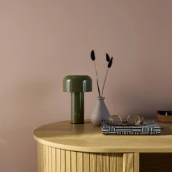 Interieur tafellamp, LED, metaal, Ø 13cm