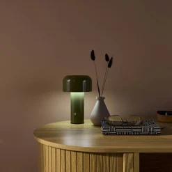 Interieur tafellamp, LED, metaal, Ø 13cm