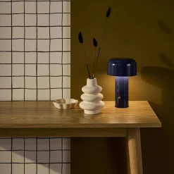 Interieur tafellamp, LED, metaal, Ø 13cm