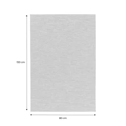 Jute-effect tapijt vloerkleed voor binnen en buiten in karamel