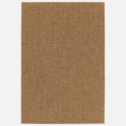 Karamelkleurig jute-effect vloerkleed voor binnen en buiten