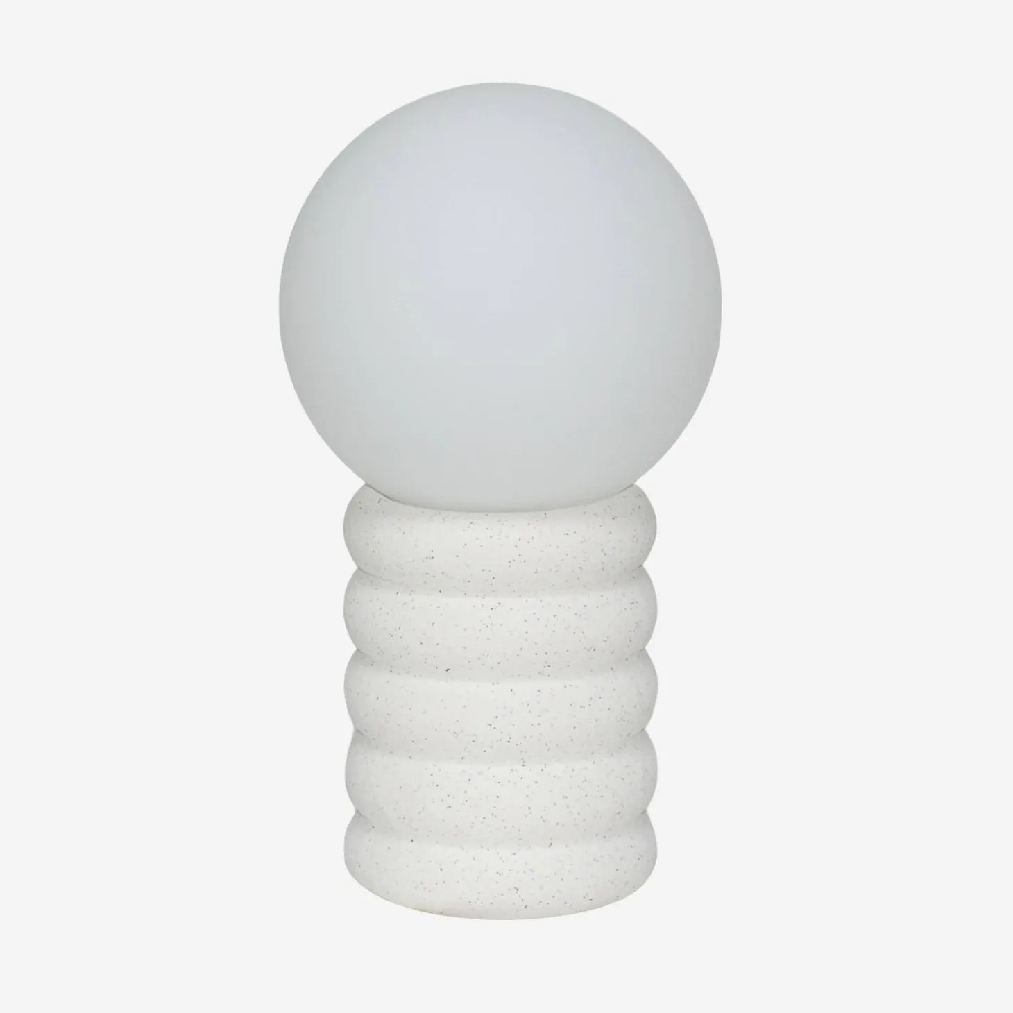 Keramische tafellamp voor binnen gespikkeld H 28cm