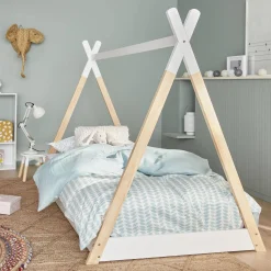 Kinderbed tipi, 90x190cm, lattenbodem inbegrepen