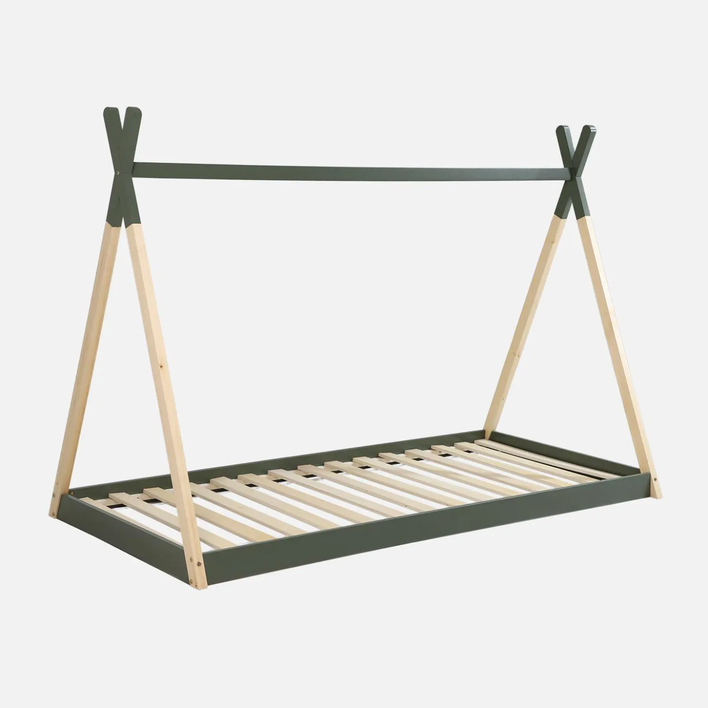 Kinderbed tipi, 90x190cm, lattenbodem inbegrepen